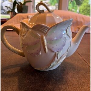 Lenox Garden Splendor Collection Butterfly Teapot